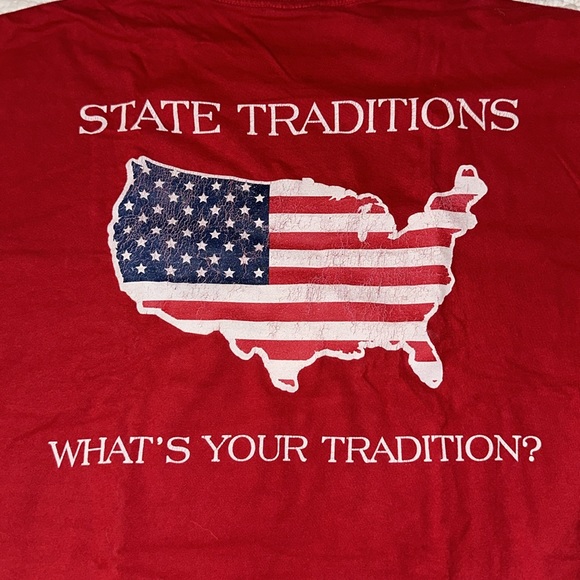 State Traditions America Traditional Short Sleeve Red T-Shirt - size XXL - Picture 2 of 5